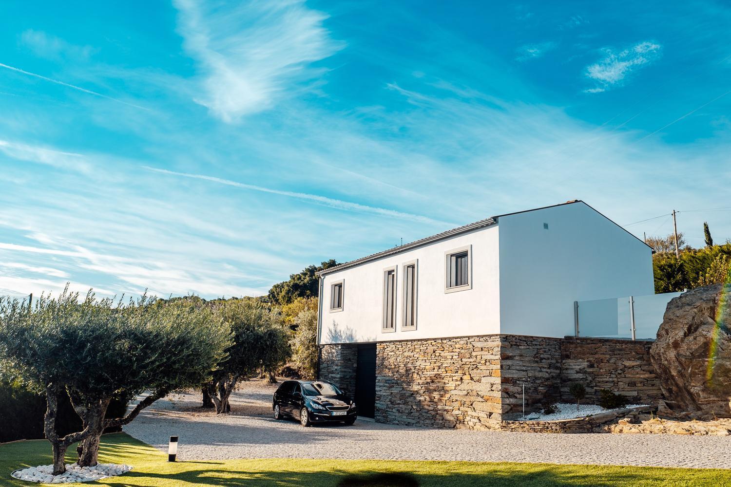 Valença do Douro Pinhão Casa com piscina privada Vila Exterior foto
