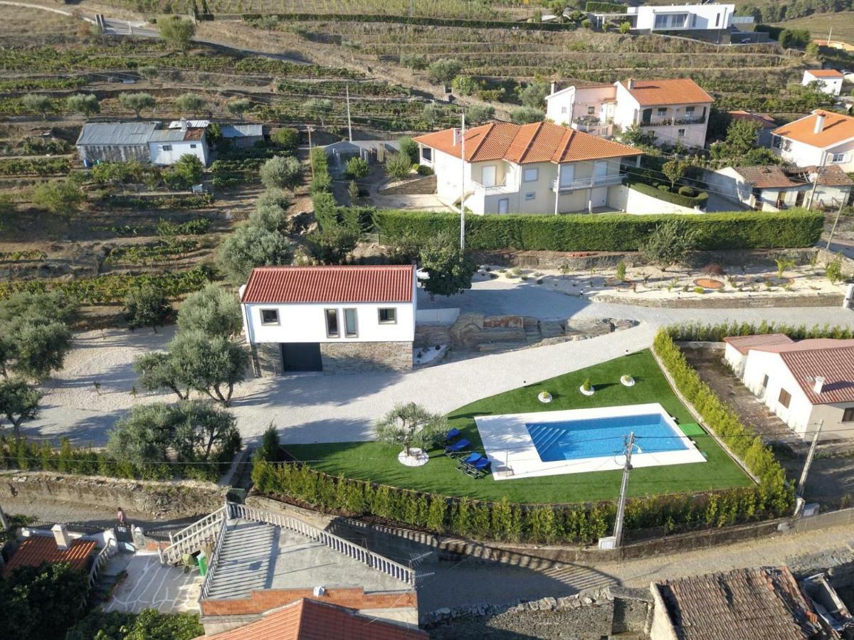 Valença do Douro Pinhão Casa com piscina privada Vila Exterior foto